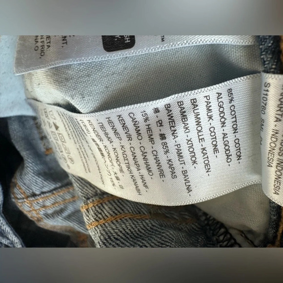 Levi’s High waisted wide leg straight cut Jeans, size 27 - Picture 7 of 7